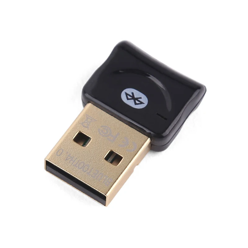 Binful Bluetooth адаптер USB ключ Bluetooth 4,0 приемник для ПК компьютер беспроводная мышь мини Bluetooth передатчик адаптер - Цвет: Black