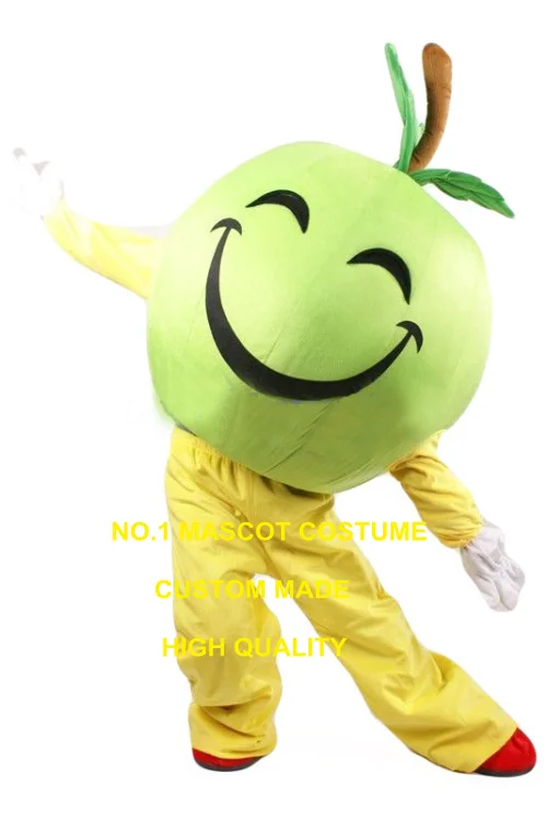 

Счастливая зеленая искусственная кожа оптовая продажа взрослый размер мультфильм яблоко тема Аниме косплей костюмы картивальные Нарядные комплекты 2614