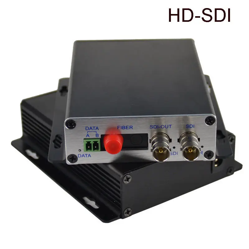 HD-SDI SDI видео Волоконно-Оптические медиаконвертеры, FC одномодовый до 20 км