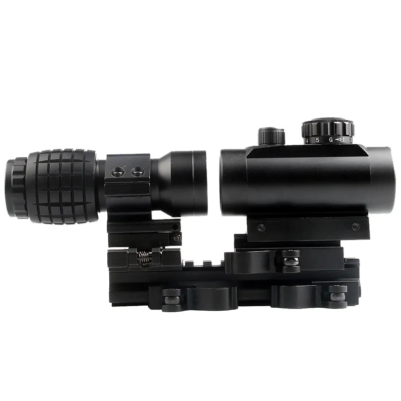 1 x 40mm Airsoft Cross Hari Red Green Dot Sight RL5-0024BL-22