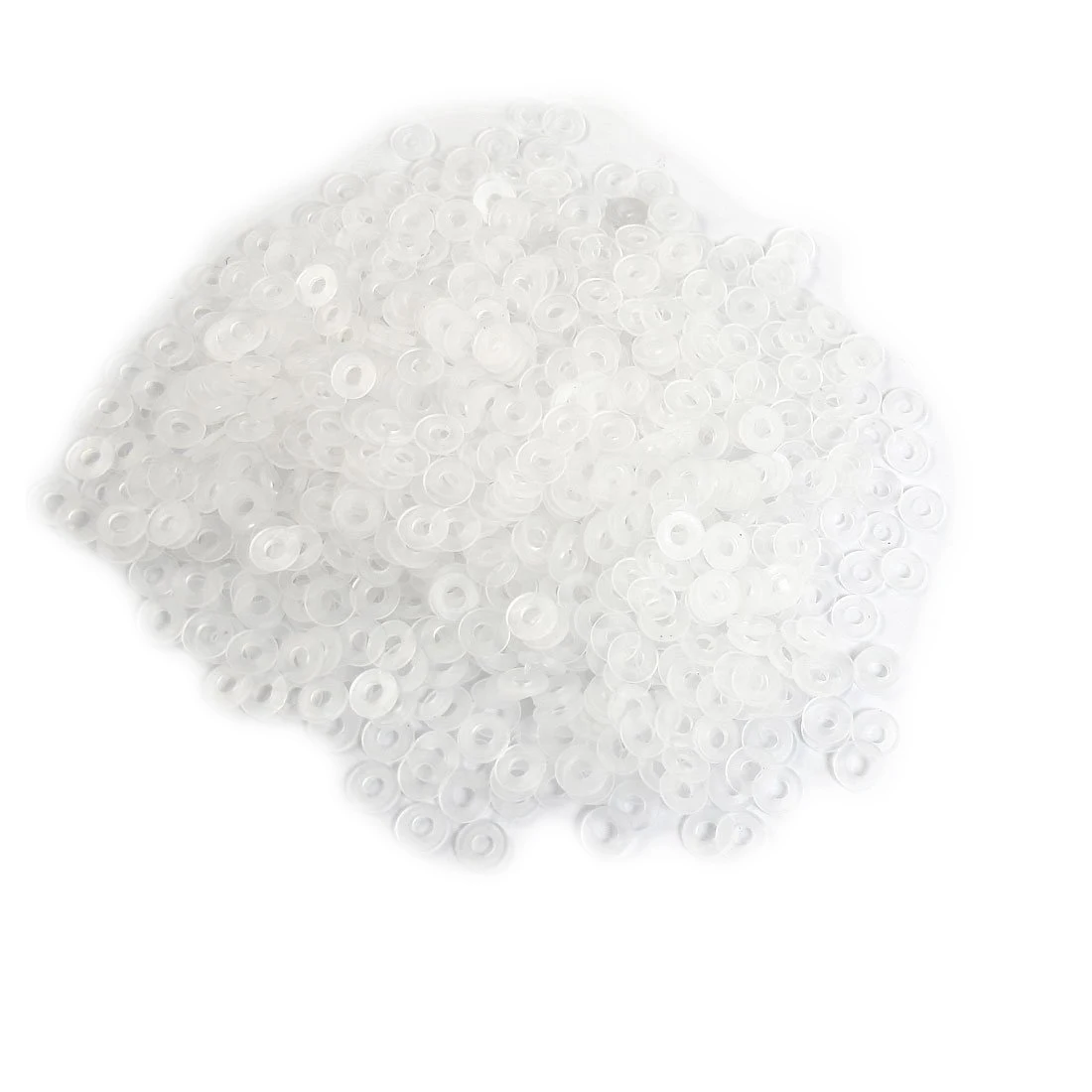 

3mm x 7mm x 1mm Flat Insulating Nylon Washers White 1000 Pcs