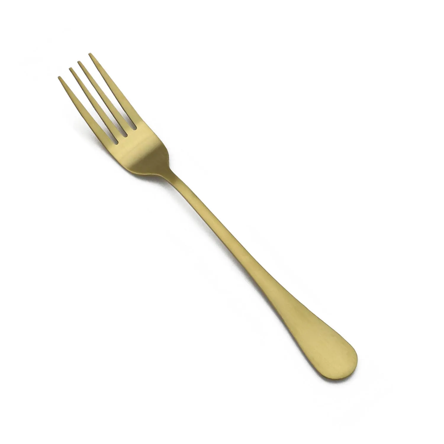 Dinner Fork Европейские столовые приборы из чистого матового золота, нож для стейка, 18/10 нержавеющая сталь, западные столовые приборы, кухонная посуда, столовый сервиз, капелька - Цвет: Dinner Fork