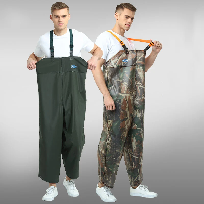 

Ultra light leather Fishing Wader Additional Durability Breathable chest waders respirant overalls A018