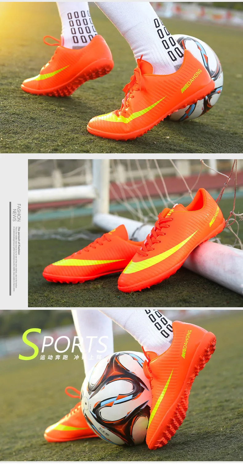 Soccer Shoes for men Kids indoor football Shoes sneakers turf superfly futsal original football boots Comfortable Waterproof (12)