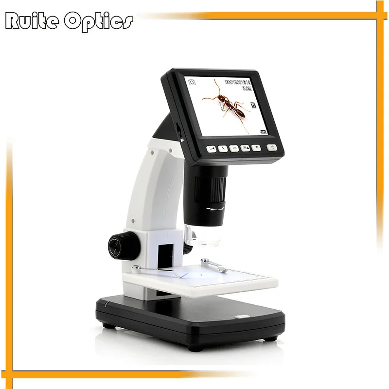 

Portable 5.0MP 500x USB 2.0 Electronic Digital Stereo Microscope with 3.5 inch LCD Display