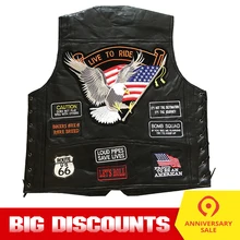 Motorcycle Jacket Motos Biker Ceket Genuine Leather Vest Mens Chaqueta Motoqueiro Punk Retro Jaqueta Casual Moto Vest Clothing