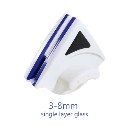 Домашний стеклоочиститель щетка для чистки стекла двухсторонняя Магнитная Щетка стеклоочистителя Полезная щетка для мытья окон инструмент для очистки стекла - Цвет: 3-8mm