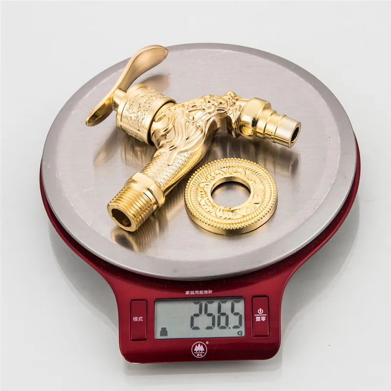 1 шт. античный бронзовый дракон резной подвесной держатель для крана золотой кран для моющей машины кран сад ванная комната лента для сливного крана