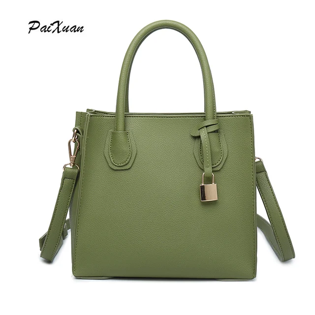 

Pacento Women Handbags 2017 Luxury Designer Leather Lady Tote Bags with Lock Shoulder Messenger Bag for Girls Pink Crossbody Bag