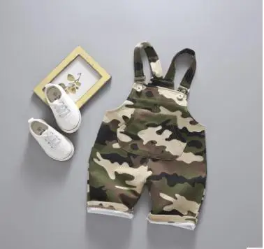 

2019 Spring Autumn New Children's Clothing Boys Girls Camouflage Overalls Infant Baby Trousers Children's Bib Pants MY-172102