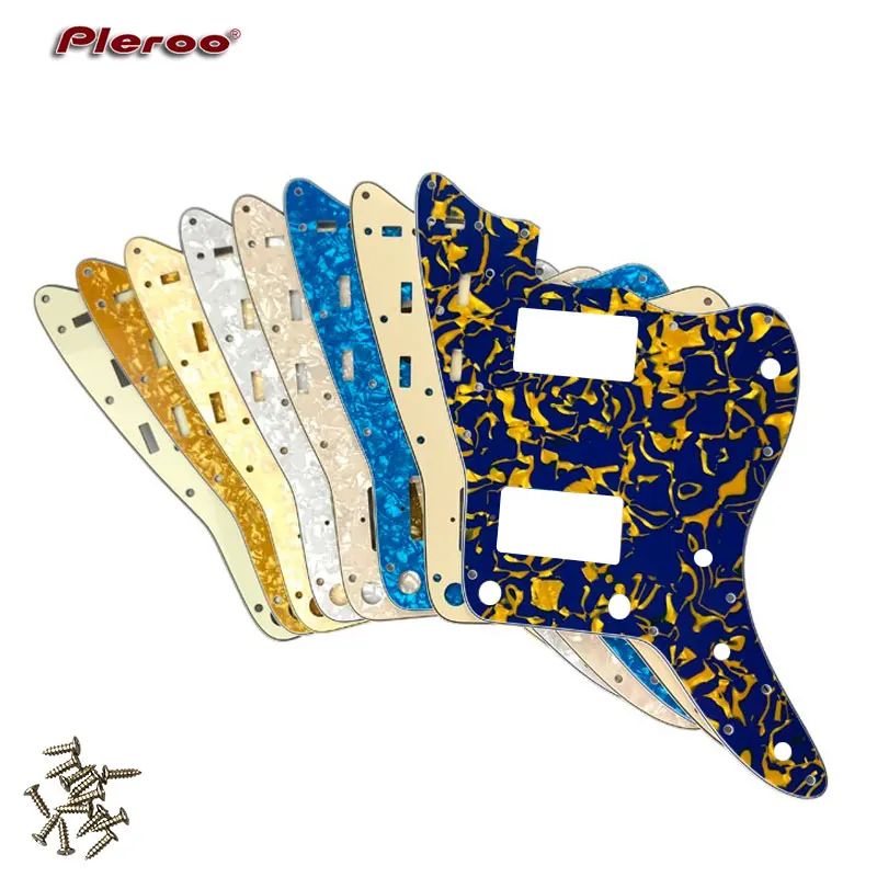 

Pleroo Custom Guitar Parts - For USA\Mexico Fd Jazzmaster style Guitar pickguard With PAF Humbucker Scratch Plate Replacement