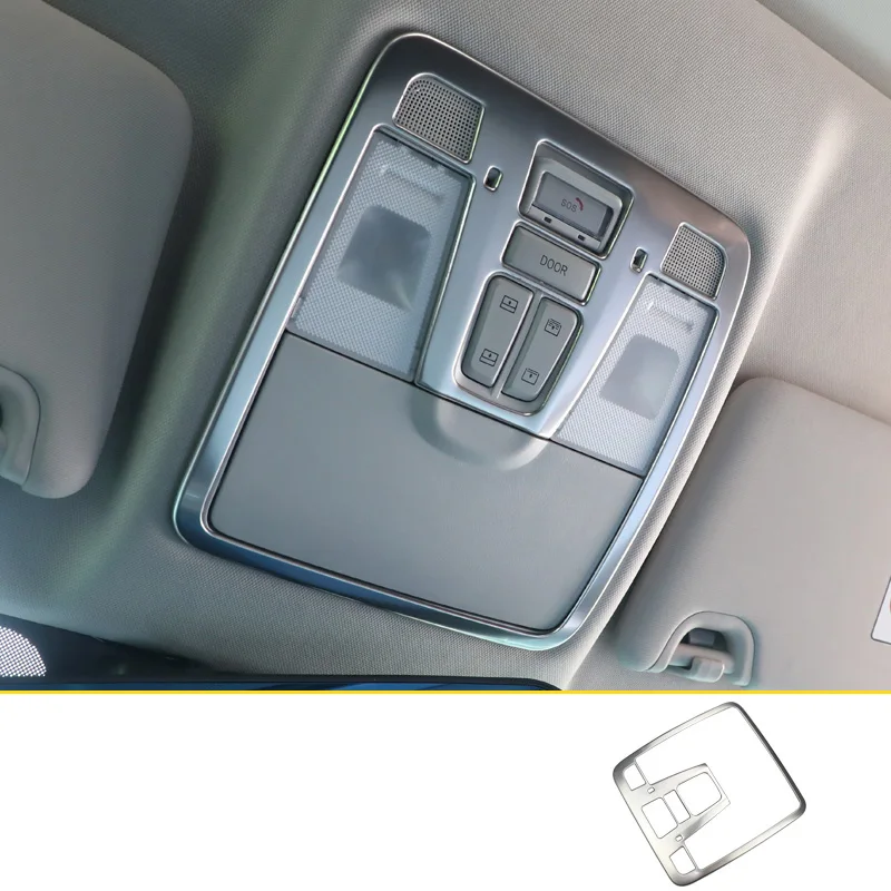 

lsrtw2017 stainless steel car roof reading light frame trims decoration for changan cs75 2018 2019