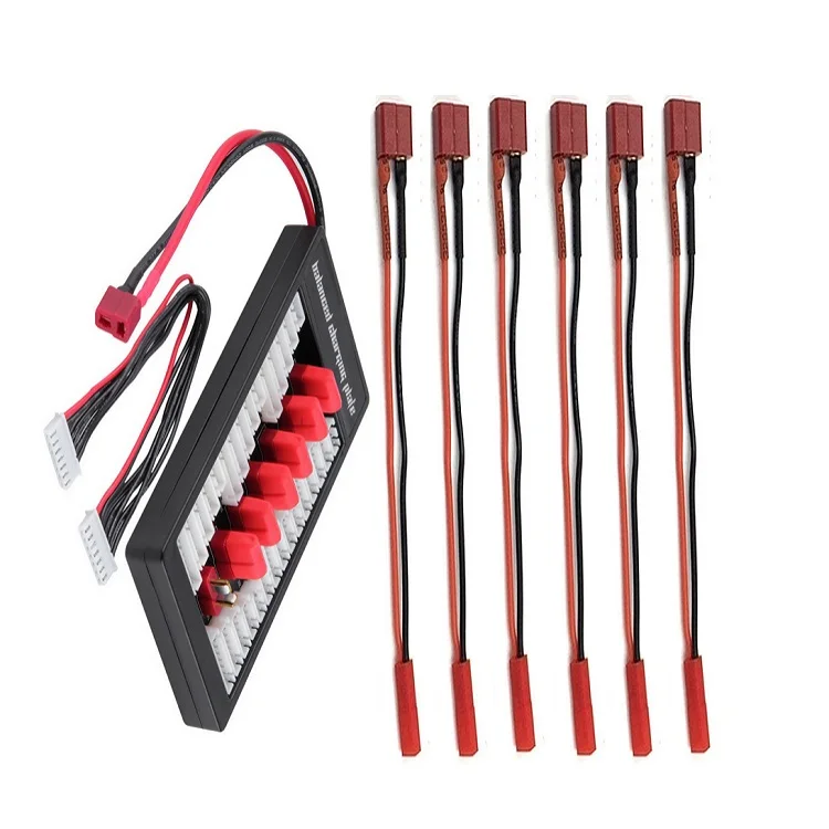 1 Set Lipo Parallel Balance Charging Board JST XT60 Plug Parallel Battery Charging Adapter Plate