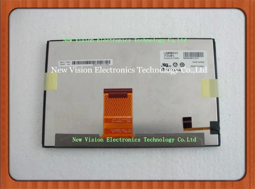 LA080WV2(TD)(01) LA080WV2-TD02 LA080WV2-TD01 " дюймовый TFT ЖК-экран для автомобильной навигации и видео для LG