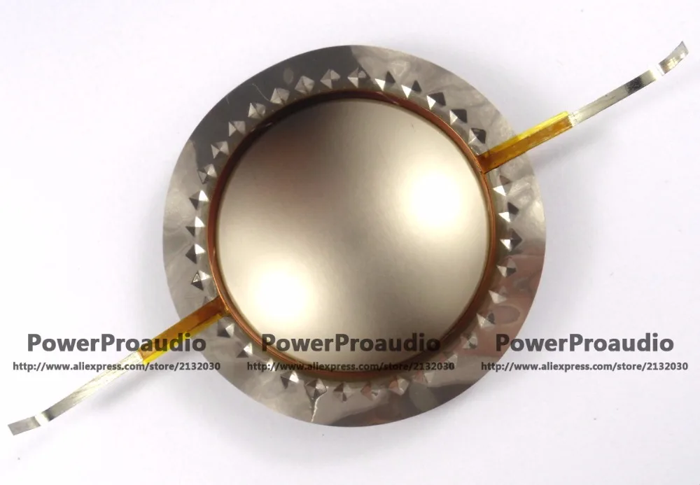 2 pcs 44.4 mm 44.5mm Flat Aluminium Wire Dome Diaphragm Tweeter Voice Coil