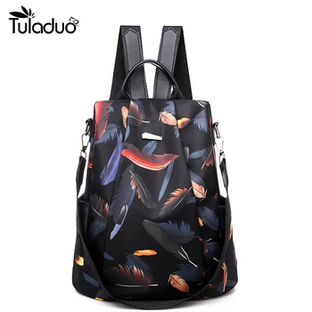 

Fashion Oxford Casual Leisure Backpack Women Anti Theft Solid Backpack Girls Bagpack Schoolbag For Teenagers Casual Daypack