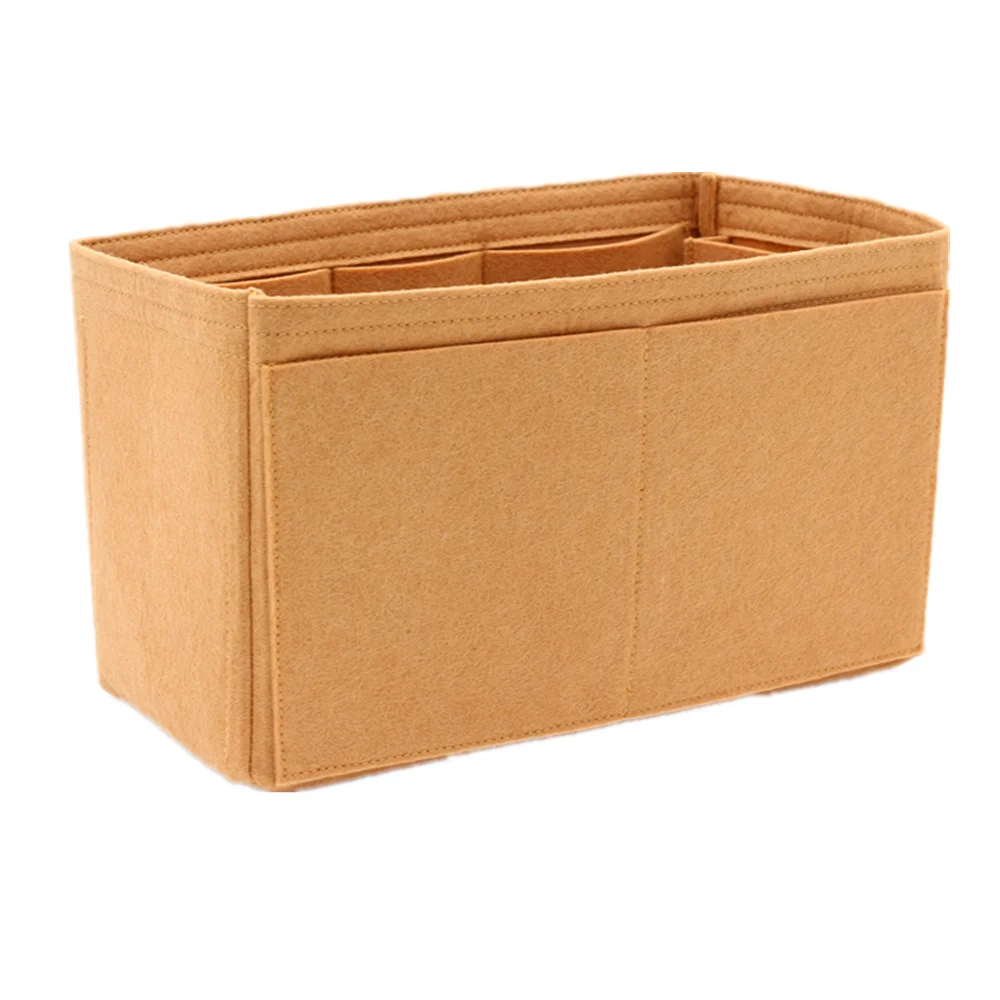 سبيدي 25 30 35 ورأى القماش إدراج مقسم حقيبة الكاكي حقيبة ماكياج المشكل المنظم السفر الداخلية محفظة المحمولة التجميل أكياس