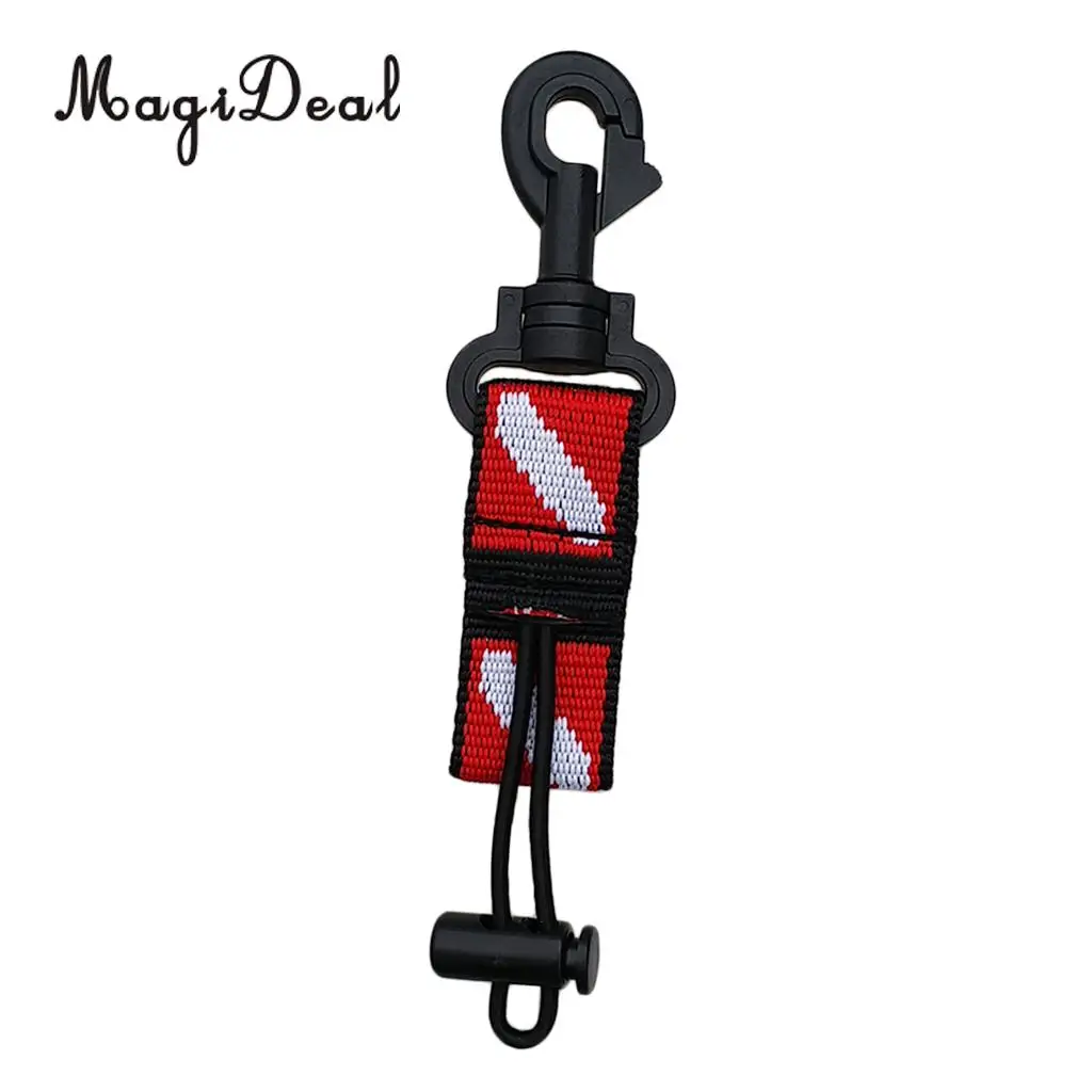 MagiDeal Scuba Diving Diver Swimming Fin Mask Camera Torch Holder Lanyard Webbing Strap Belt Clip - Durable & Compact