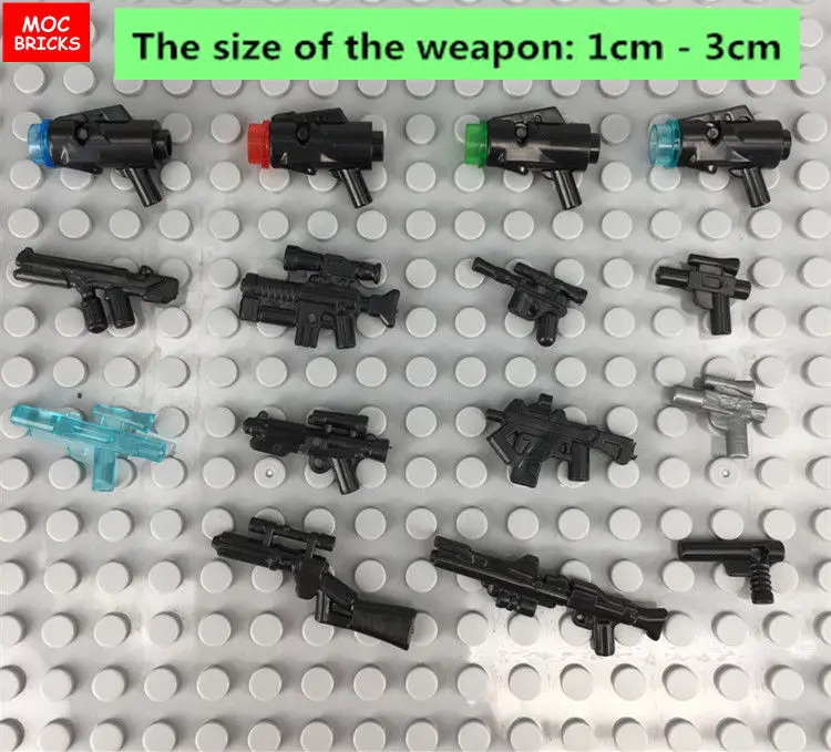 

10pcs/lot STAR WARS figures Small TOY WEAPONS ACCESSORIES Space Weapon Educational building figures Brick children gifts