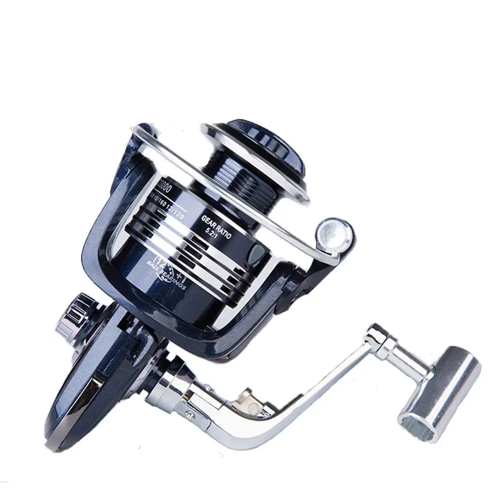 

Spinning Fishing Reel 41.3 Lb Powerful Drag 5.2:1 Ultra Smooth Powerful Fishing Reel LD3000 Stainless Steel Reel for Freshwater