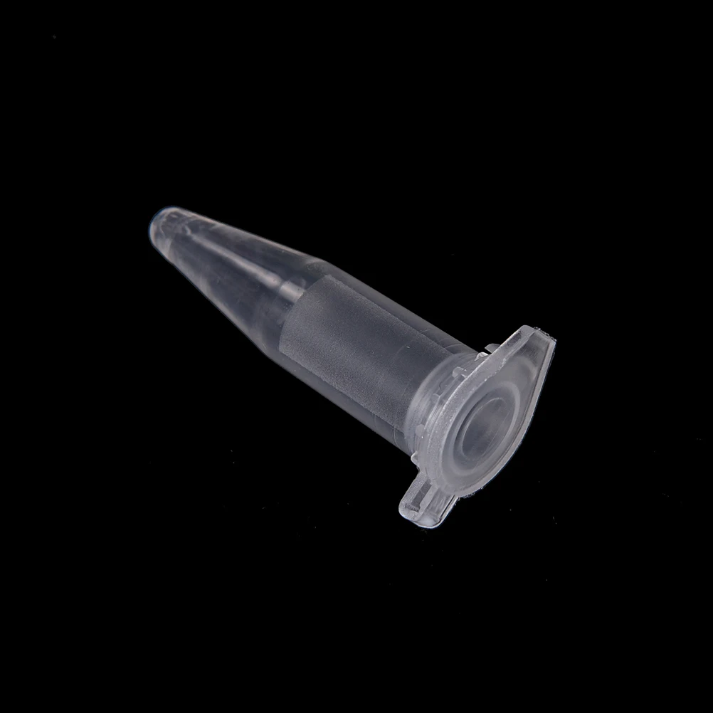 50 Pcs/pack 1.5 ML Disposable Clear plastic centrifuge tube with cap Lab Supplies