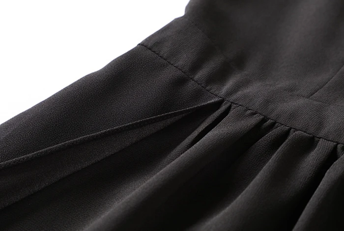 TAOYIZHUAI летнее Новое поступление модное черное однотонное платье с О-образным вырезом и короткими рукавами простой Повседневный стиль размера плюс свободное женское платье 11750