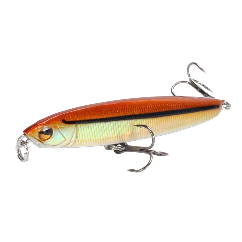 1pcs 75mm 13.6g Pencil Lure Minnow Fishing Lures Hard Bait Sinking Wobblers pesca isca artificial hard for Bass Pike | Спорт и