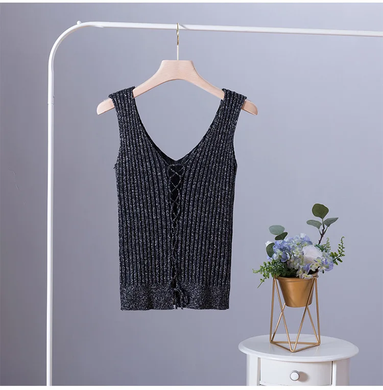 Bandage Women's Short Tops Summer Autumn Casual Sleeveless 14 Best JasVest images | Clothes for women, Women, Clothes
