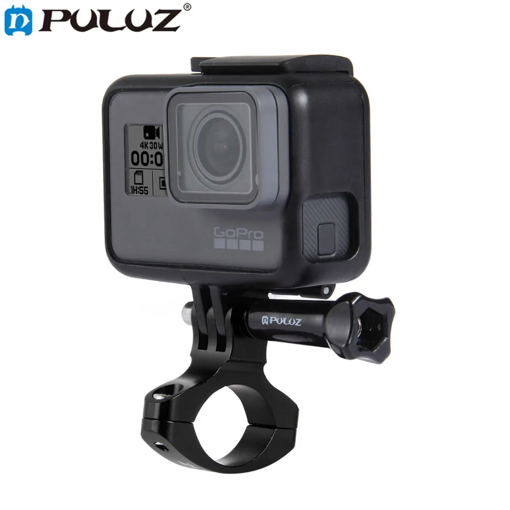PULUZ велосипедный адаптер для руля Алюминиевое Крепление GoPro HERO 6 5 Session 4 3 + Xiaomi yi SJCAM