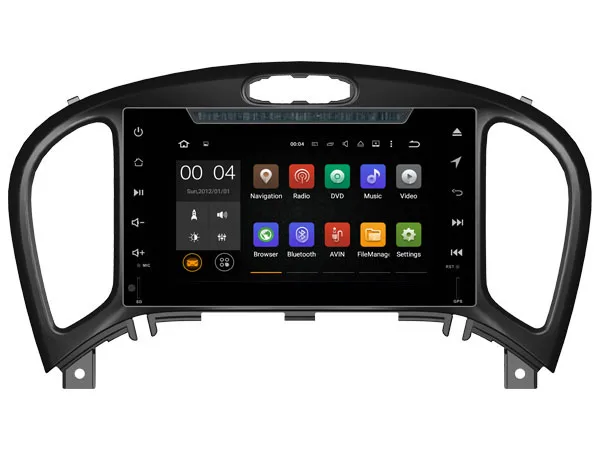 Sale car dvd Fit for NISSAN JUKE 2017 stereo navigation HU tape recorder multimedia radio audio GPS android 8.1.0 head unit 4