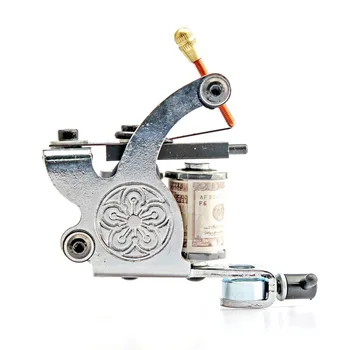 

New Tattoo Machine Handmade Taty Coil Gun 8 Wraps Car Set Frame for Permanent Makes up Pen Practice Supplies Kits Art Cool Parts