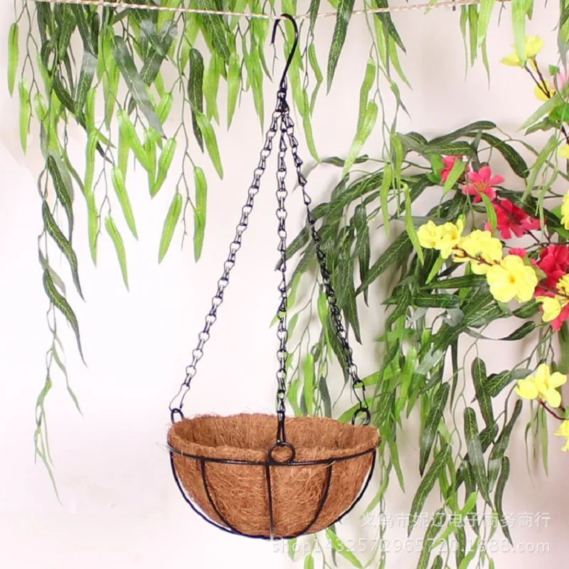 Настенная Корзина искусственные цветы подвесная железная корзина для хранения