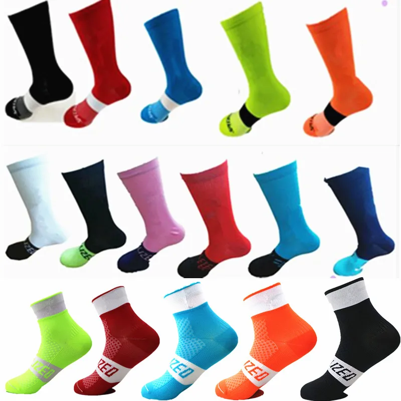YF&TT Men Women Sport Cycling Riding Running Socks Breathable Coolmax Socks Stockings