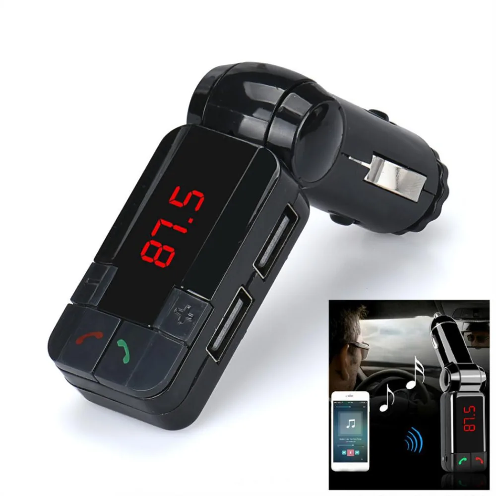 Новое поступление, хит, двойной USB автомобильный комплект, зарядное устройство, беспроводной Bluetooth стерео MP3 плеер, fm-передатчик st23