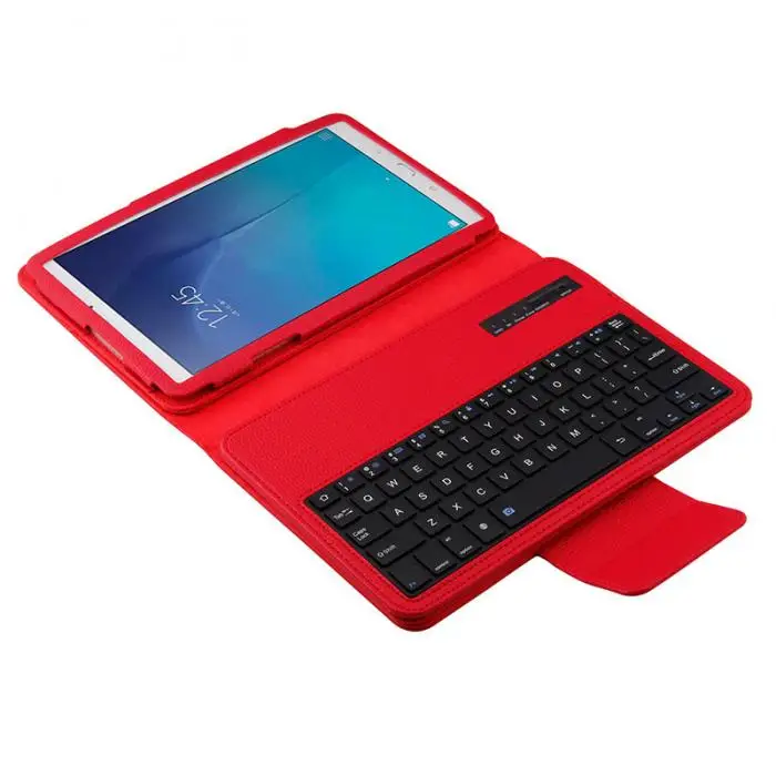 Горячая беспроводной Bluetooth клавиатура+ PU кожаный чехол-подставка для Samsung Galaxy Tab E 9,6 T560