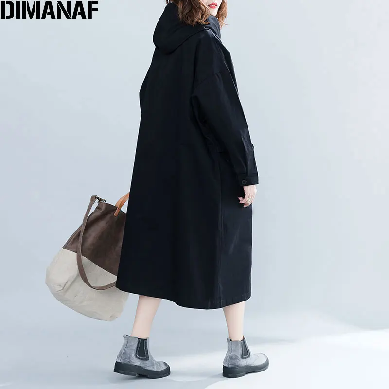 discount DIMANAF 2019 Women Jackets Coats Plus Size Autumn Button Thin Big Size Cardigan Female Clothes Loos