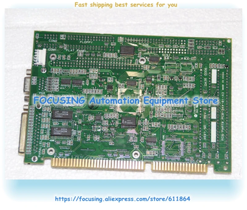 Шина ISA PCB-344-01-A3 половина длинная доска интегрированный Процессор | Компьютеры и