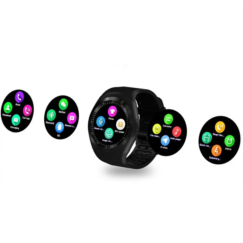 Sport Casual Women Cool Bracelet  Business Luxury Calendar Wristwatch Anti-loss for Android Fashion Military Smart Watch Men