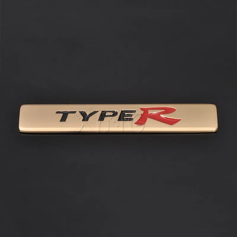 Изысканная металлическая фотография авто значок наклейка для Honda Тип r Civic R Accord Crv