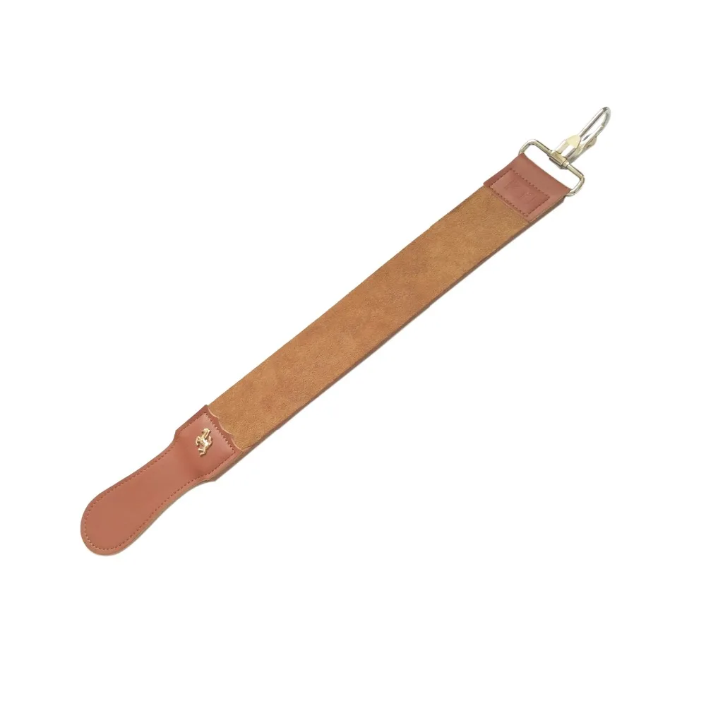 

Leather Shaving Strop for Straight Razor Folding Knife Blade Cloth Sharpening Shave Tool