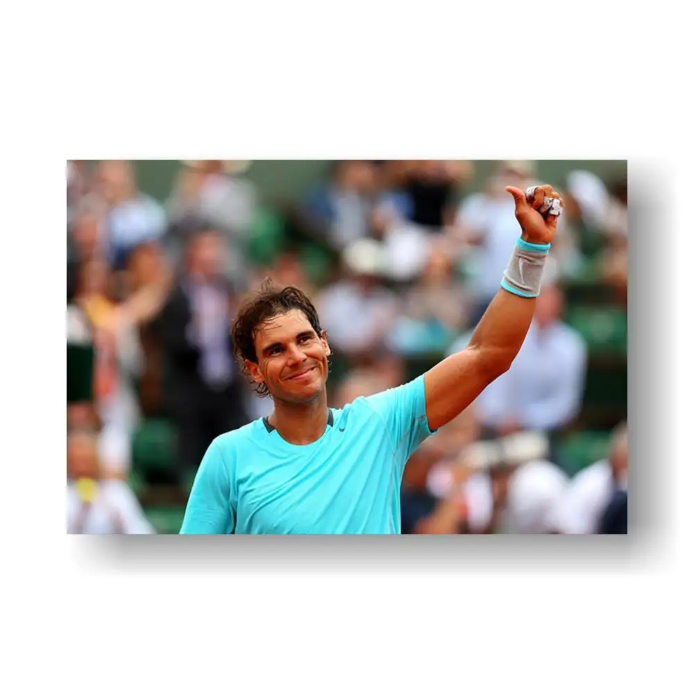 

Don't Quit - Rafael Nadal Inspirational Quotes Art Silk Fabric Poster Print 12x18 16x24 24x36"