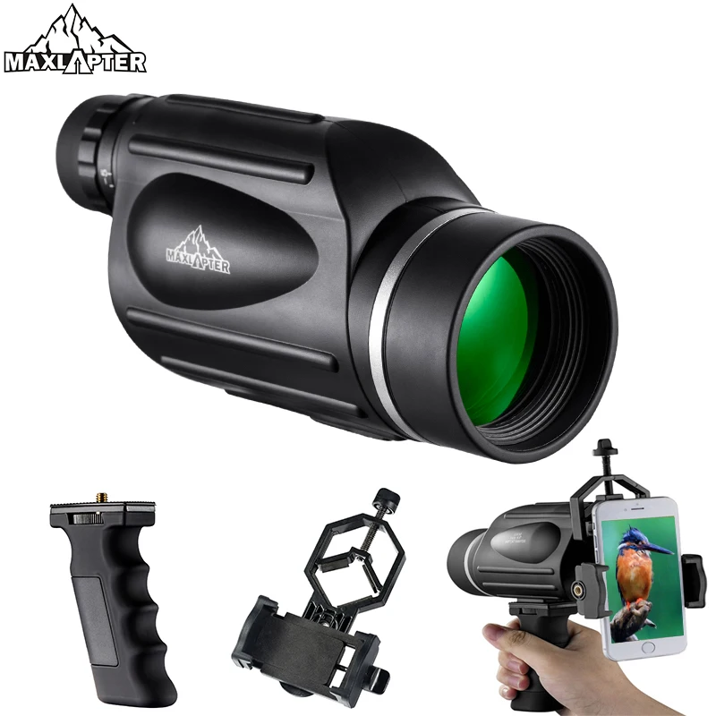 

Telescope Monocular For Hunting 13x Waterproof High Power with Phone Adapter Handle Case Accessories BNISE Professional Optics