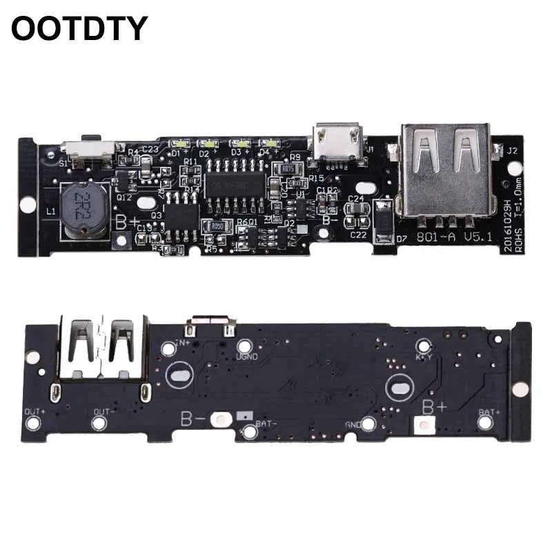 

5V 2.1A Power Bank Charger Module Charging Board PCB DIY Lithium Battery For Xiaomi