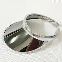 Summer PVC Sun Hat Visor Sunvisor Party Casual Hat Spring Ultraviolet-r Clear Plastic Solid Adult Cap Empty Top Hats Men Women
