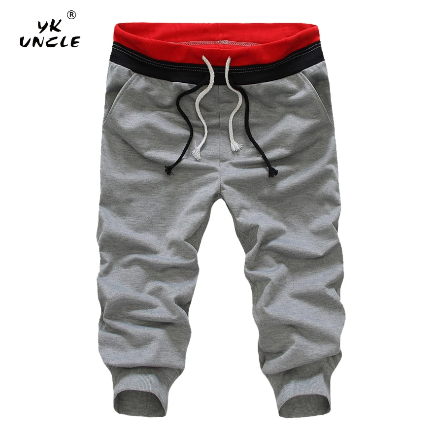 YK UNCLE скандинавские Модные мужские повседневные штаны дышащие впитывающие пот беговые атлетические укороченные брюки мужские брюки