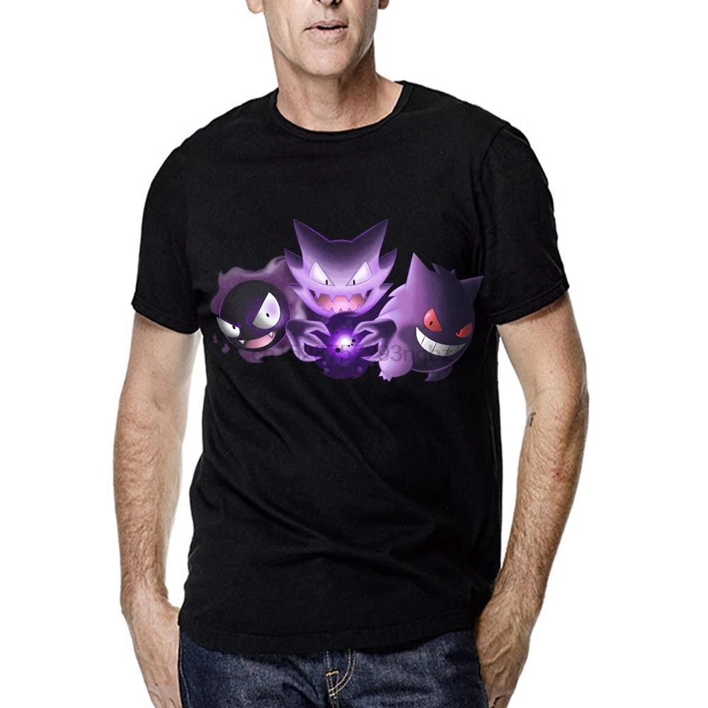 

Gastly Haunter and Gengar Glow for Men T Shirt