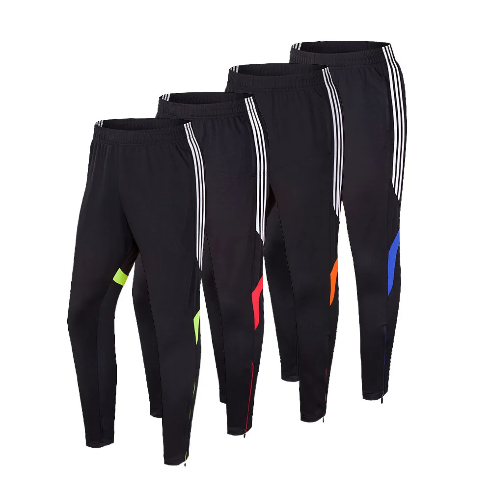 Adsmoney Men Soccer Team Training Pants Sport Black Trousers Men's