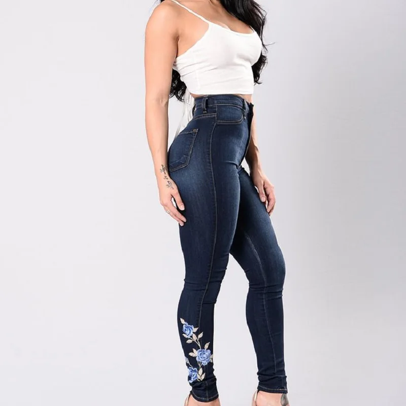New High Waist Jeans Woman Befree Stretchy Skinny Ladies Jeggings
