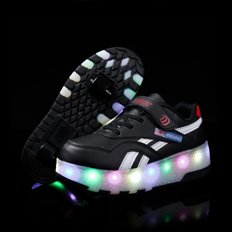 Roller Skate Sneakers >> Heelys LED light sneakers with Double Two wheel boys Girls roller skate casual shoe with roller ... Roller Skate Sneakers >> Heelys LED light sneakers with Double Two wheel boys Girls roller skate casual shoe with roller ...