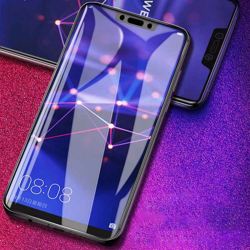 Nicotd 9D For Huawei Honor 8C Tempered Glass Film For Honor 10 8X Full Cover Screen Protector For Huawei Y9 2019 P20 lite pro  (7)